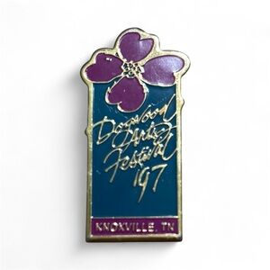 Vintage 1997 Dogwood Arts Festival Knoxville Tennessee Enamel Souvenir Pin